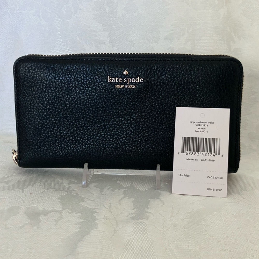 Kate Spade NY Leather Long Continental Wallet NWT